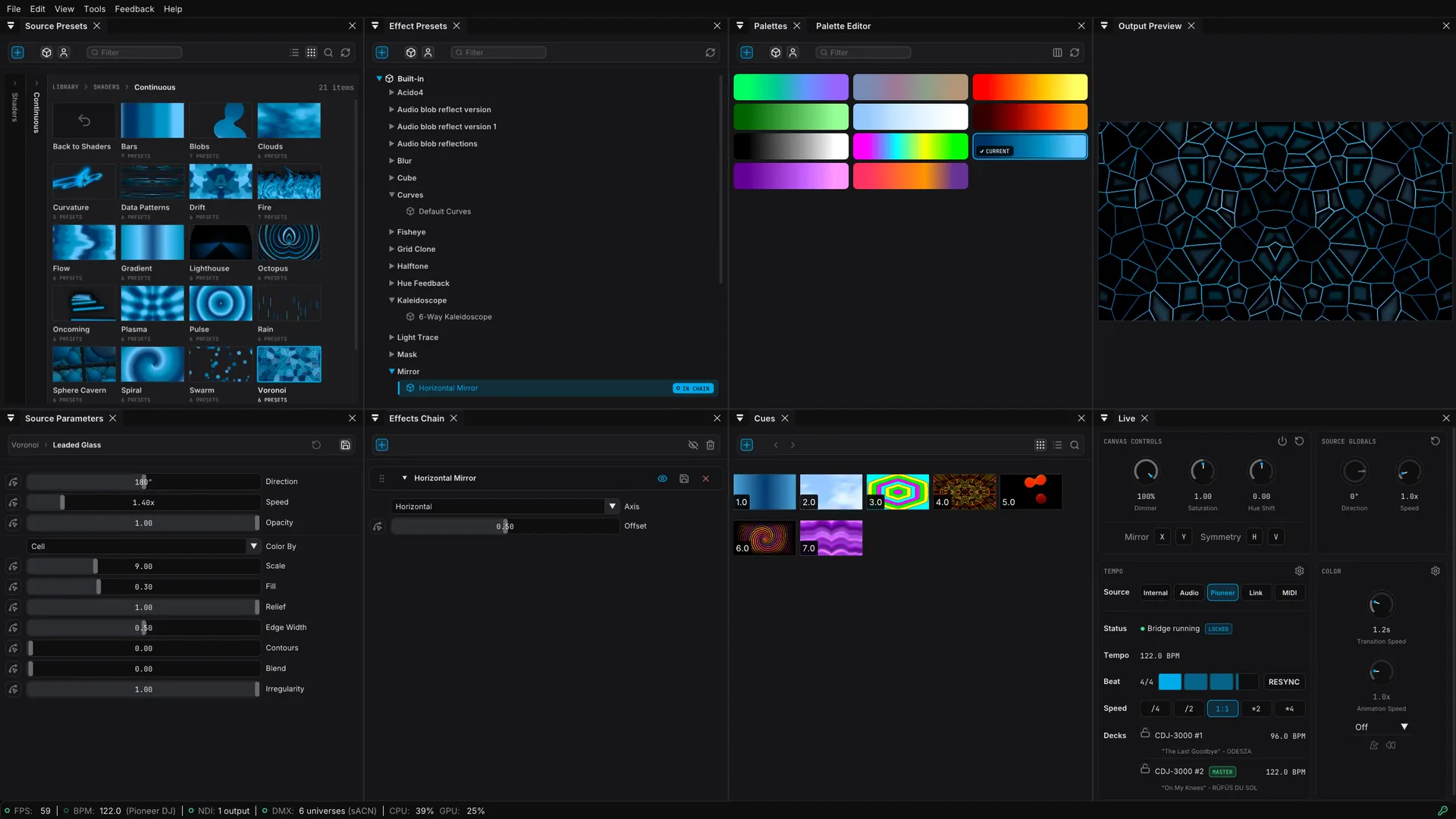 FXCanvas main application interface